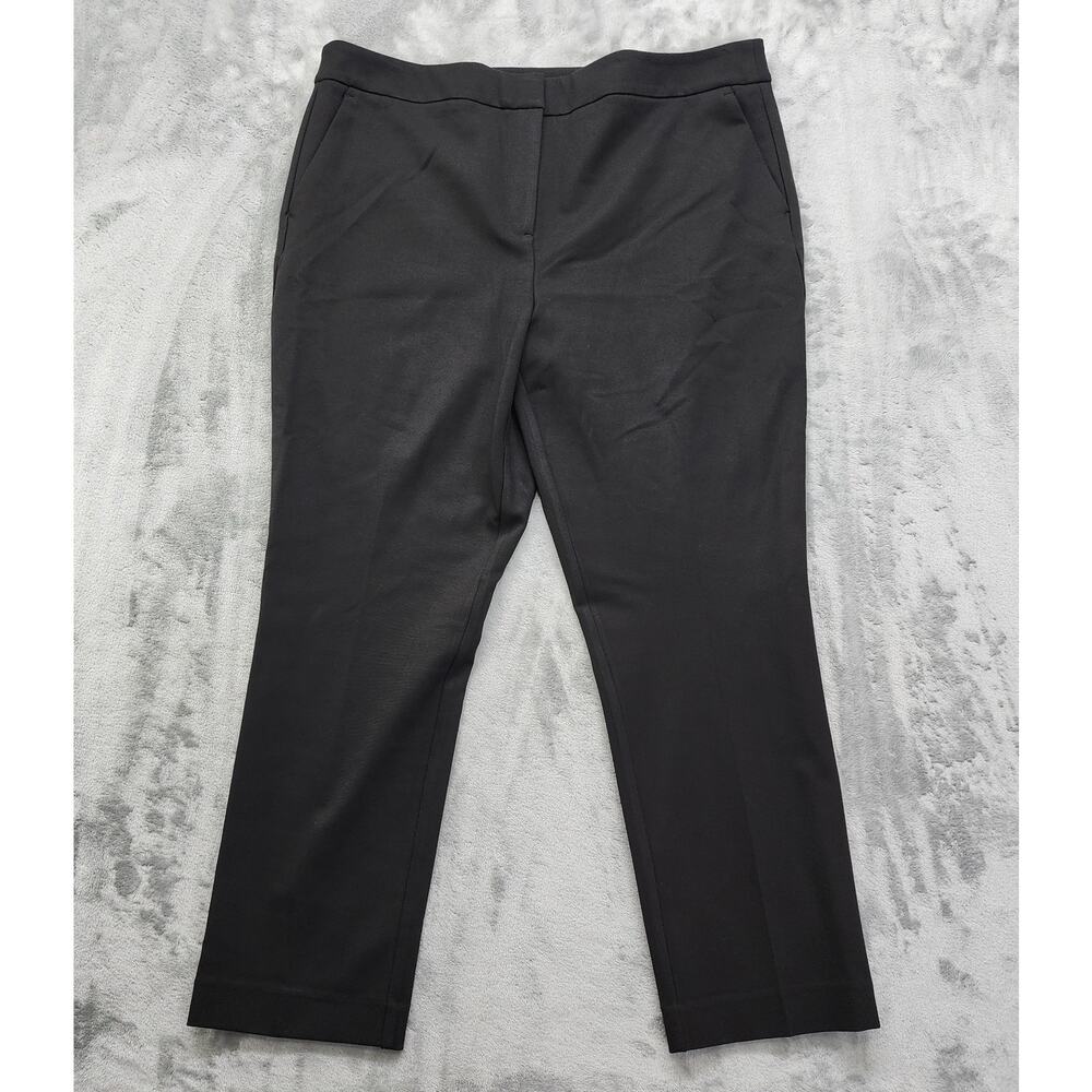 Boden Pants Women's Size US 20 R Black Dress Pant Slim Skinny Stretch Office‎